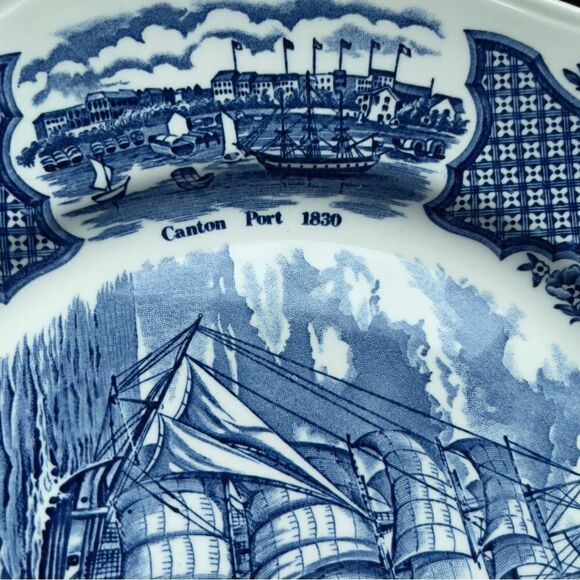 Alfred Meakin 1970’s Friendship of Salem Fair Winds Collectible Plate 10.5” #4 - Picture 10 of 16